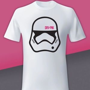 Limited Edition "Trooper" Drive Pink Tee - Imperial White